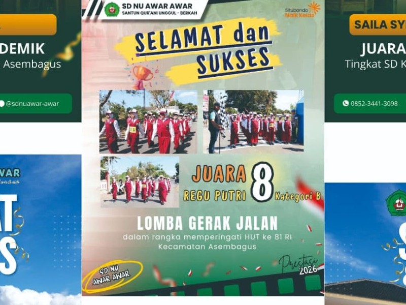 Selamat & Berkah Kemenangannya